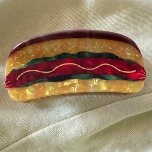 Colorful Hot Dog Hair Clip